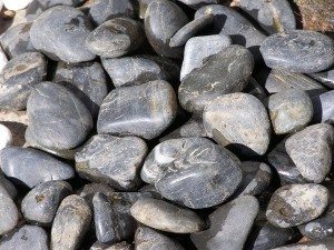 bag of large pebbles